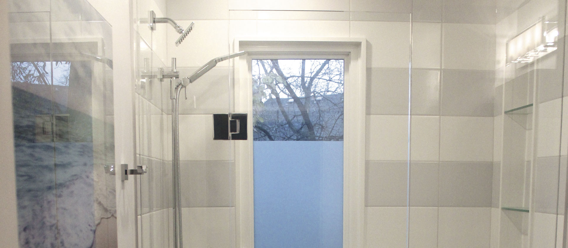 Beautiful Bathroom Renovations by ANJAC Construction Company Bradford Ontario